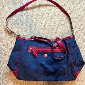 Coach Blue and Pink Women's Bag
